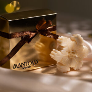 Vela Pilar Floco de Neve   30 g — Figo Flower (Edição Limitada)