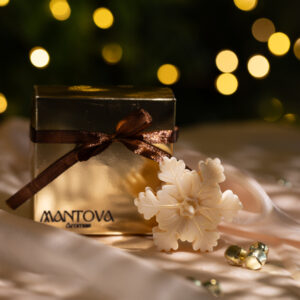 Vela Pilar Floco de Neve 30 g — Chá Branco (Edição Limitada)