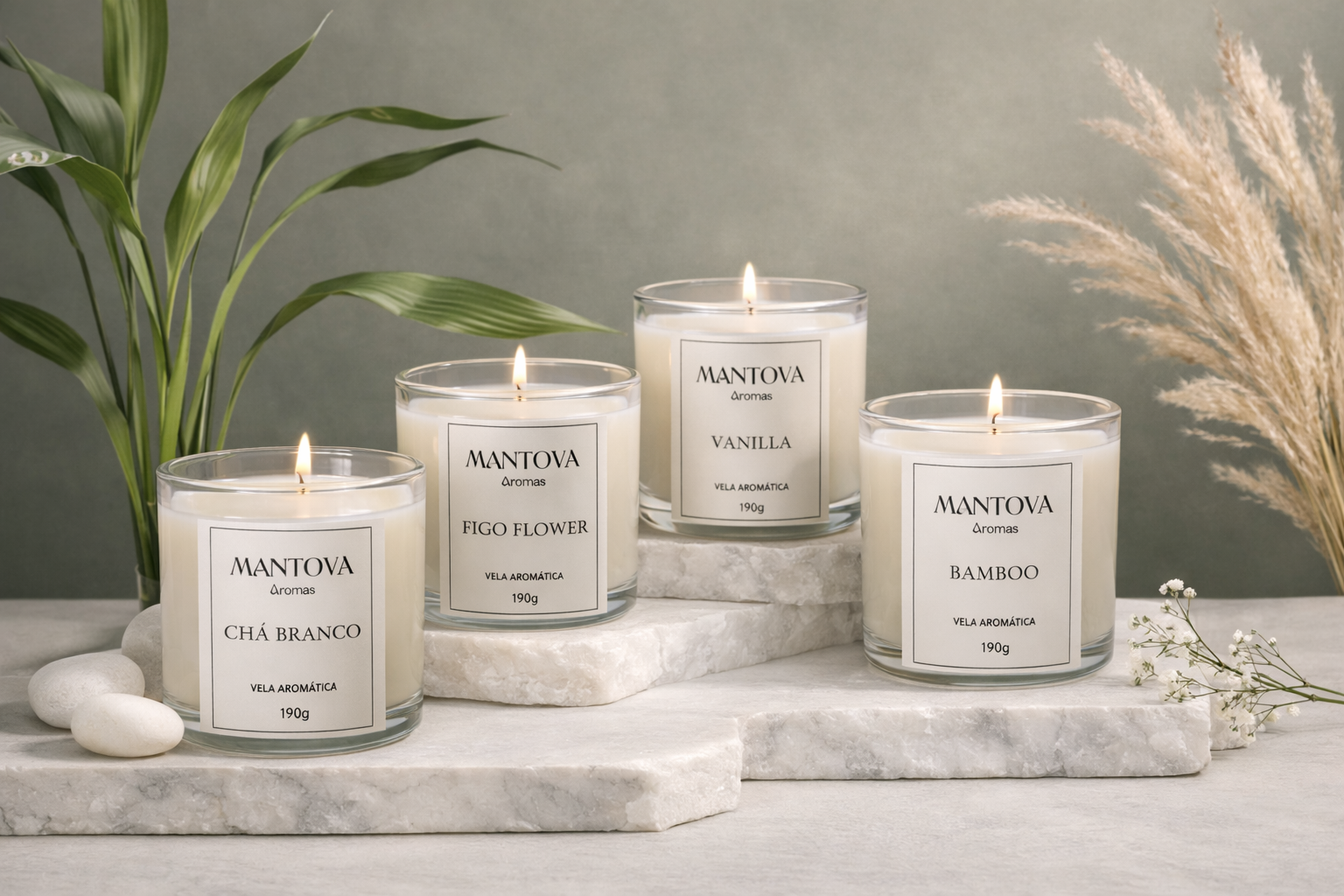 Kit de Velas Aromáticas – Experiência Sensorial